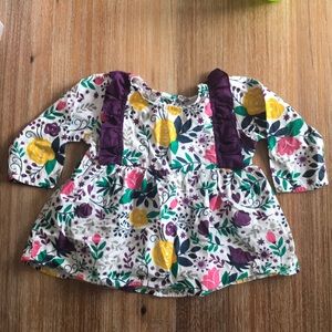 Ruffle Butt’s floral long sleeved shirt, 2T